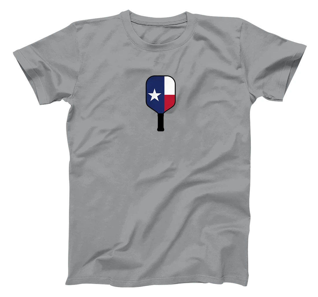 Texas Flag Pickleball Paddle T-Shirt