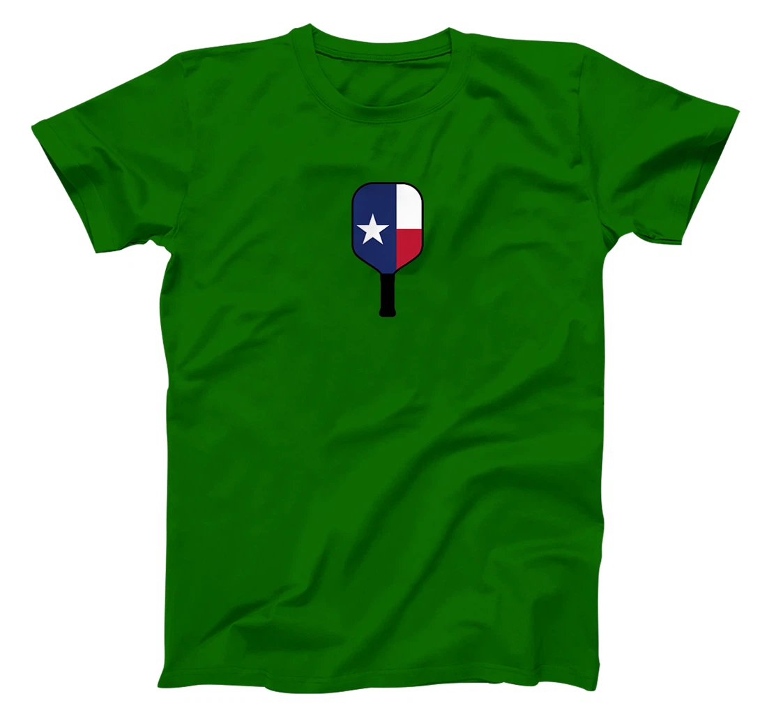 Texas Flag Pickleball Paddle T-Shirt