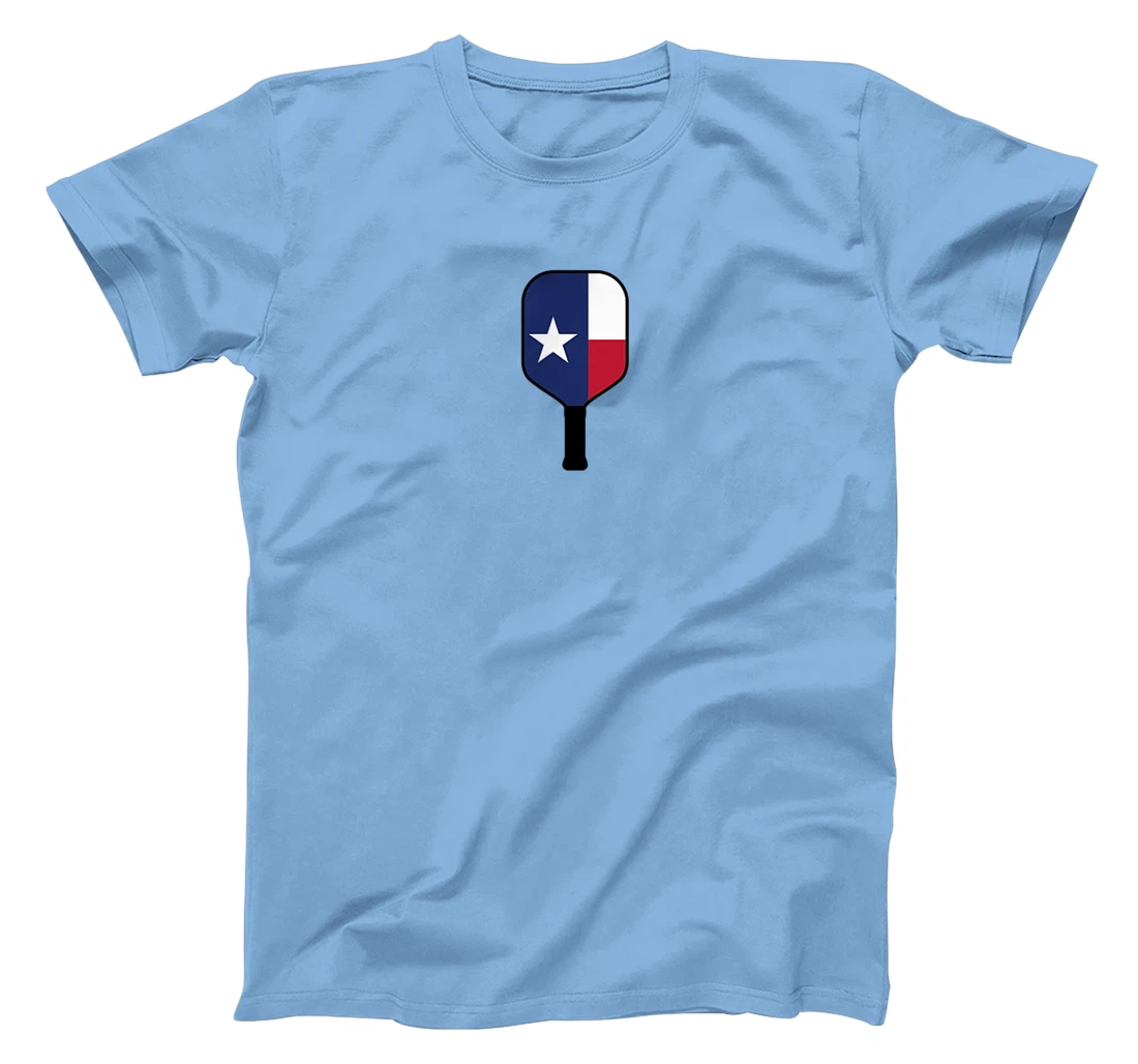 Texas Flag Pickleball Paddle T-Shirt