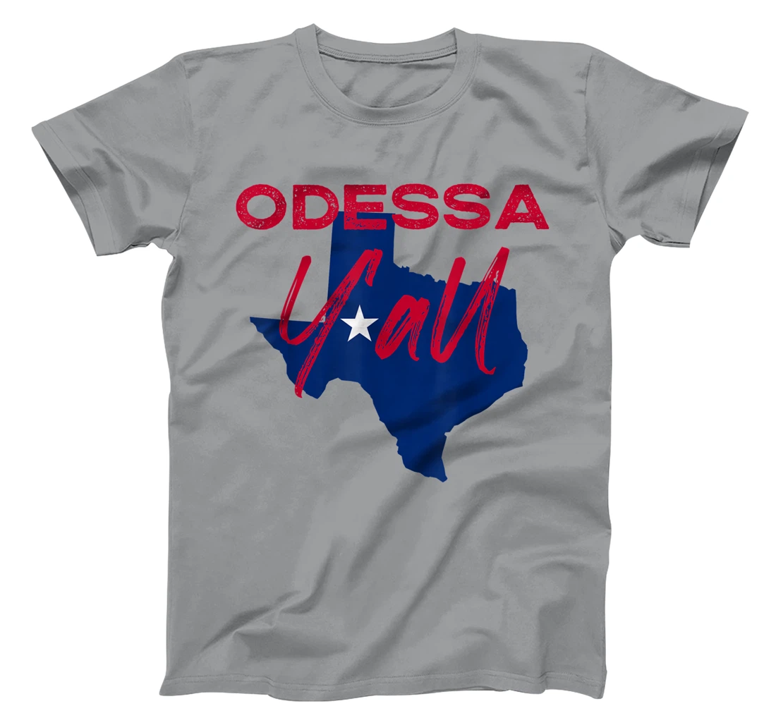 Odessa Texas Y'all TX Pride State Map Cute T-Shirt