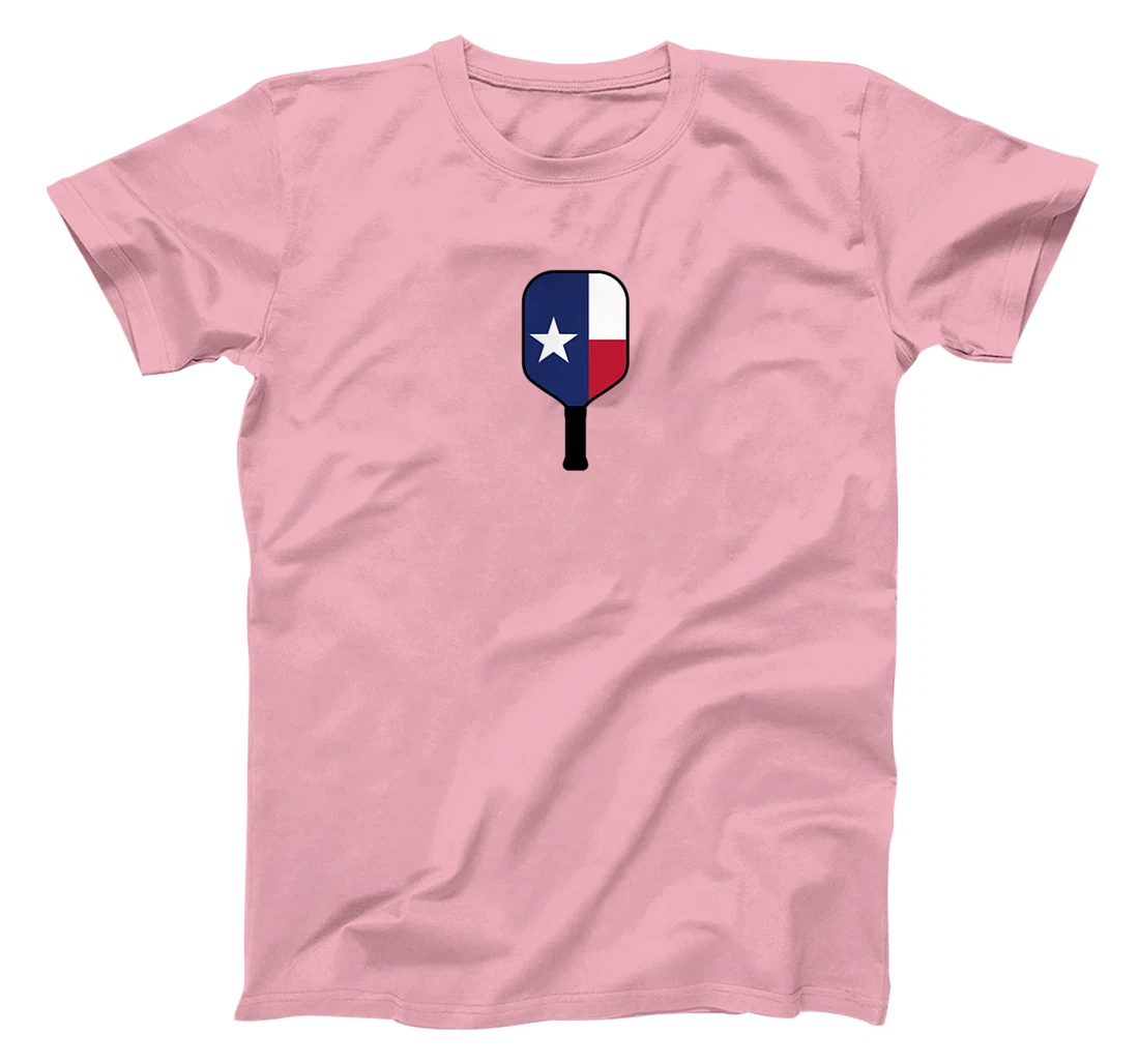 Texas Flag Pickleball Paddle T-Shirt