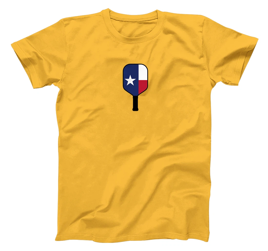 Texas Flag Pickleball Paddle T-Shirt