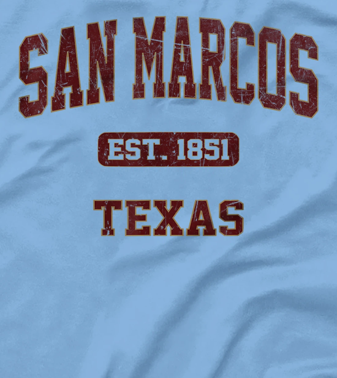 San Marcos Texas State TX vintage University & College Style T-Shirt