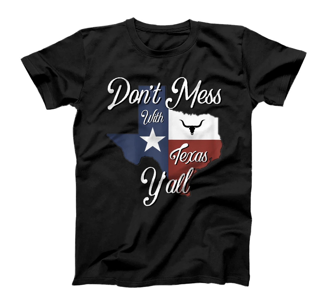 Texas Don't Mess With Vintage Texas Longhorn Lone Star State T-Shirt