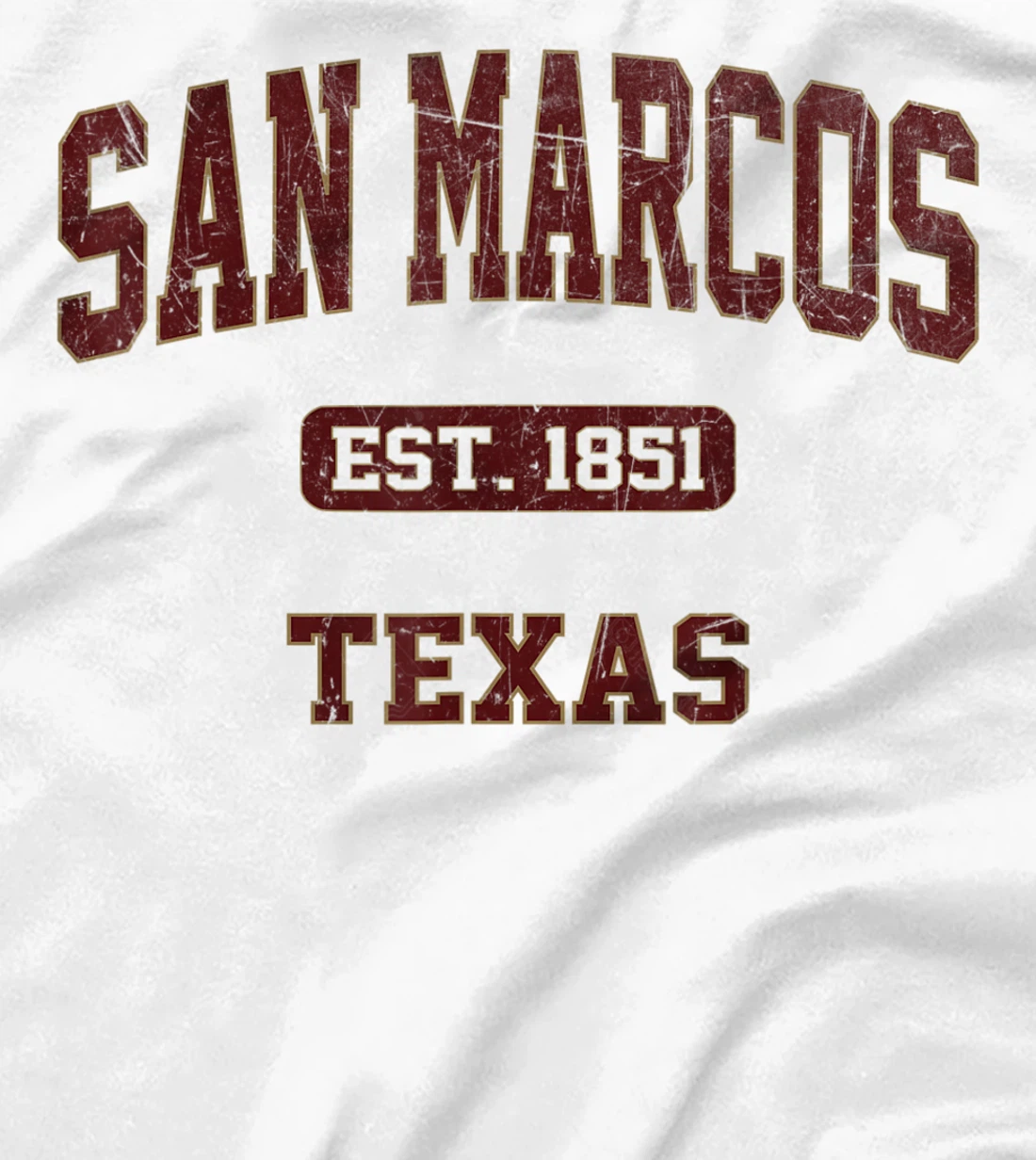 San Marcos Texas State TX vintage University & College Style T-Shirt