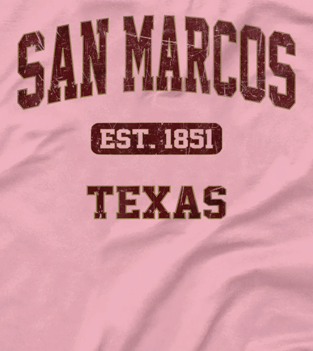San Marcos Texas State TX vintage University & College Style T-Shirt