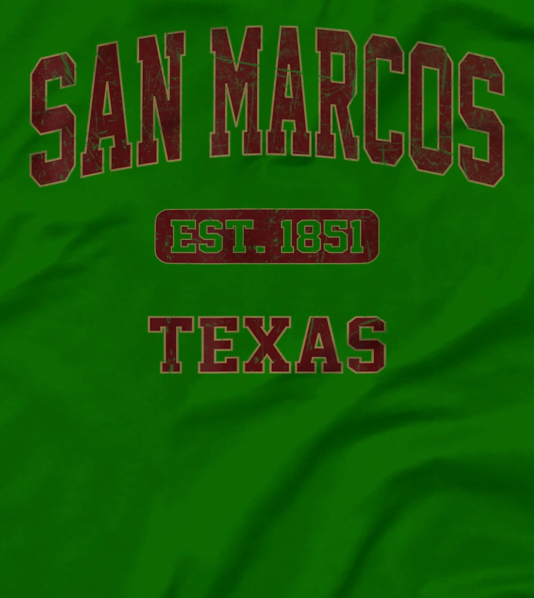 San Marcos Texas State TX vintage University & College Style T-Shirt