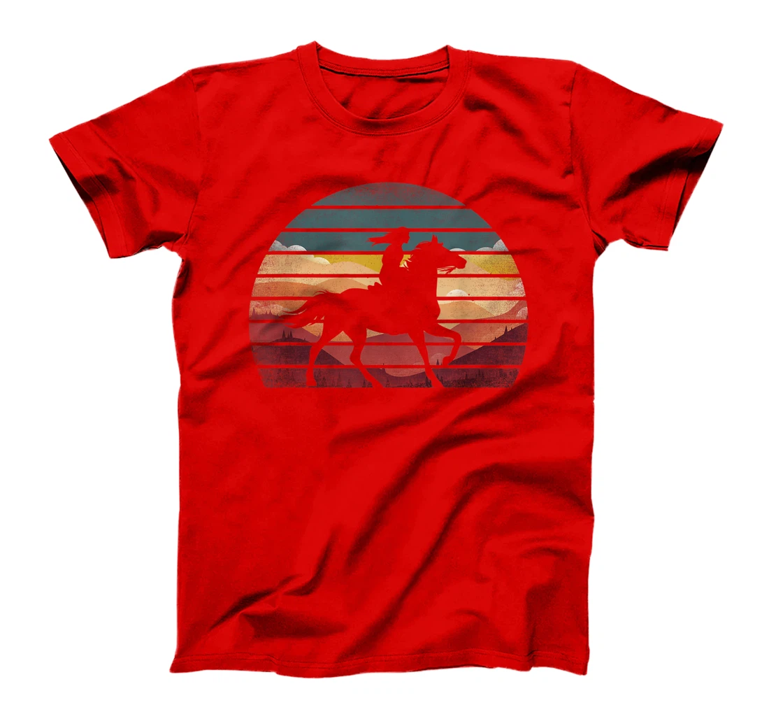 Girl Horse Riding Shirt Vintage Cowgirl Texas Ranch T-Shirt