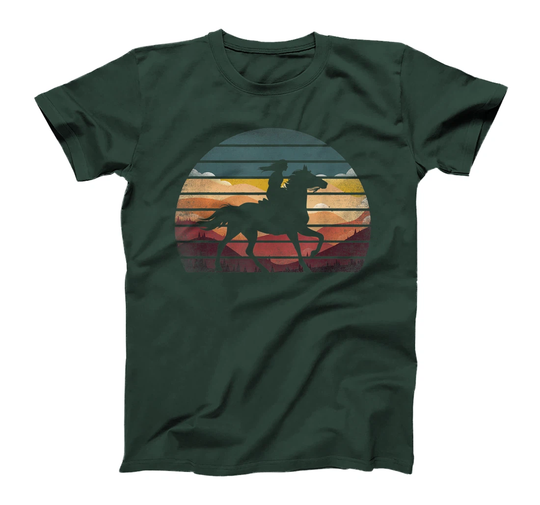 Girl Horse Riding Shirt Vintage Cowgirl Texas Ranch T-Shirt