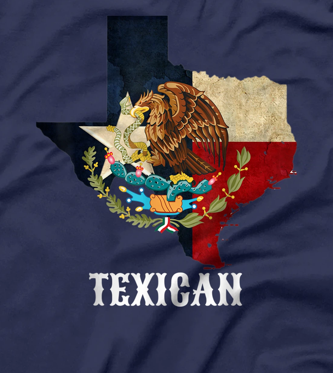 Texican tshirt Vintage Tex Mex Chicano Texas Texican T-Shirt