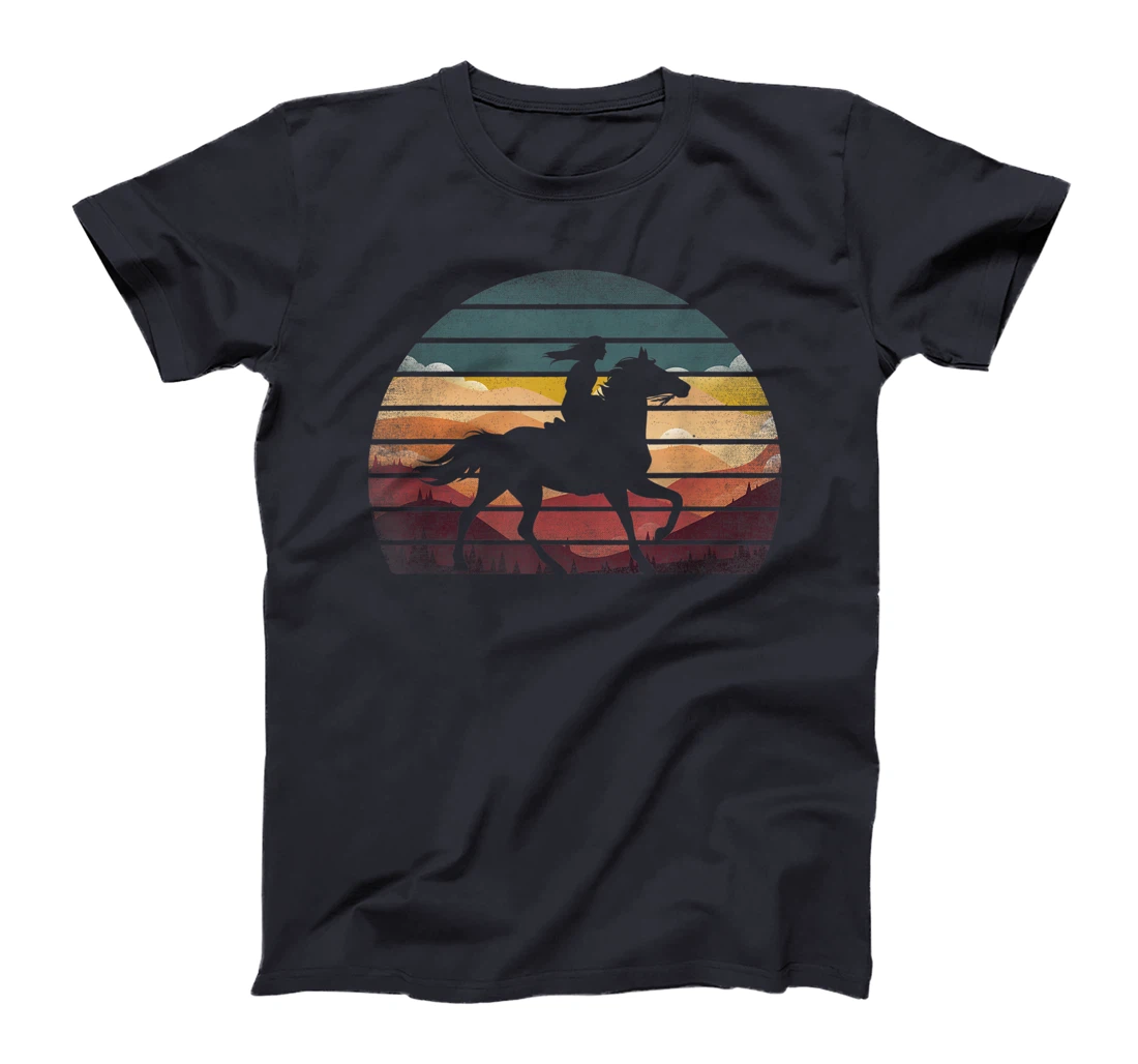 Girl Horse Riding Shirt Vintage Cowgirl Texas Ranch T-Shirt