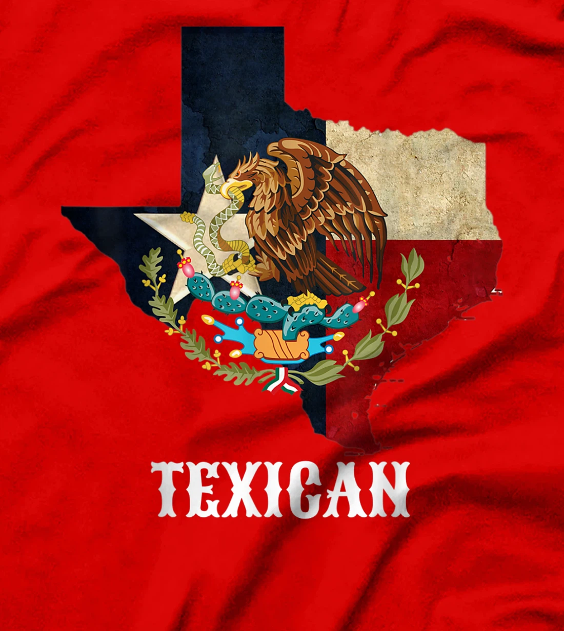 Texican tshirt Vintage Tex Mex Chicano Texas Texican T-Shirt