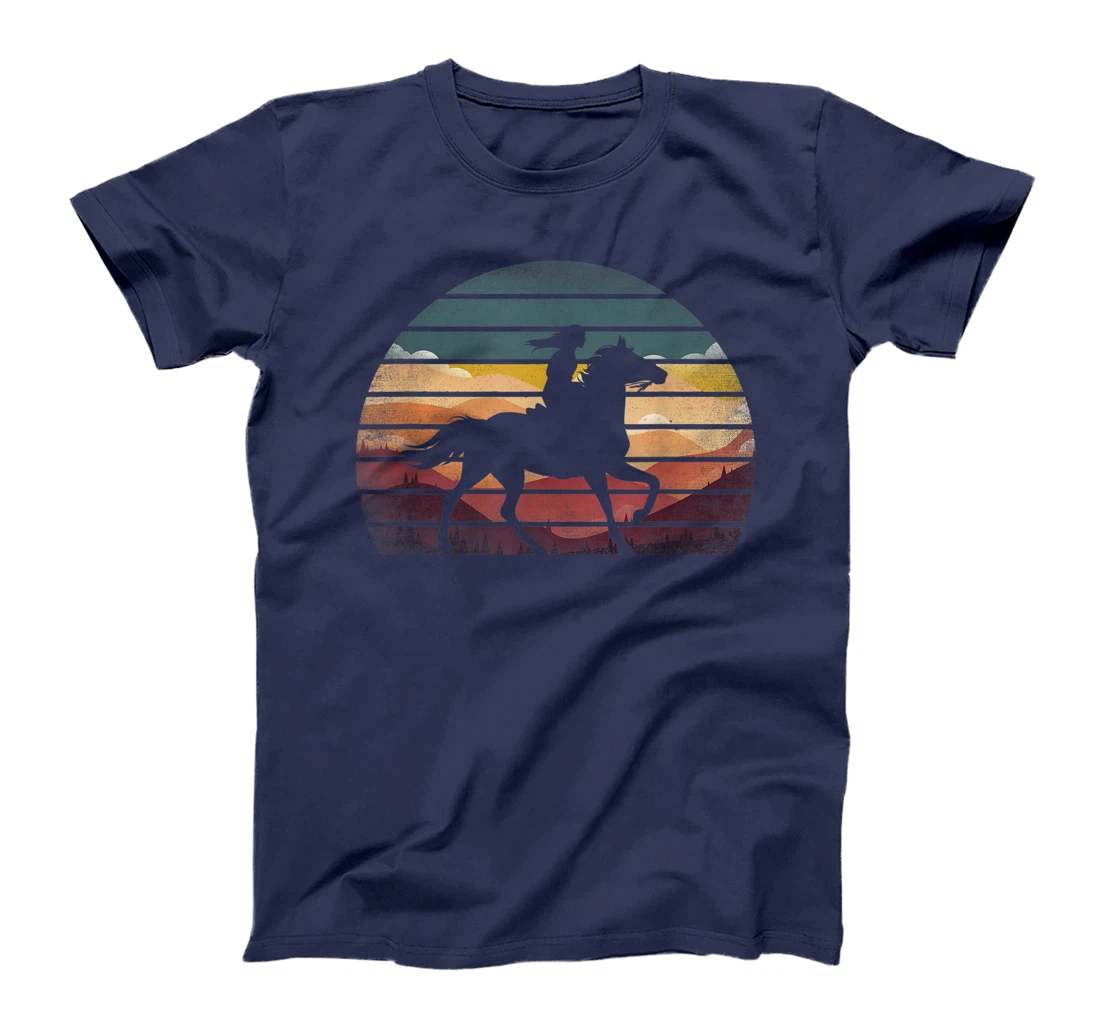 Girl Horse Riding Shirt Vintage Cowgirl Texas Ranch T-Shirt