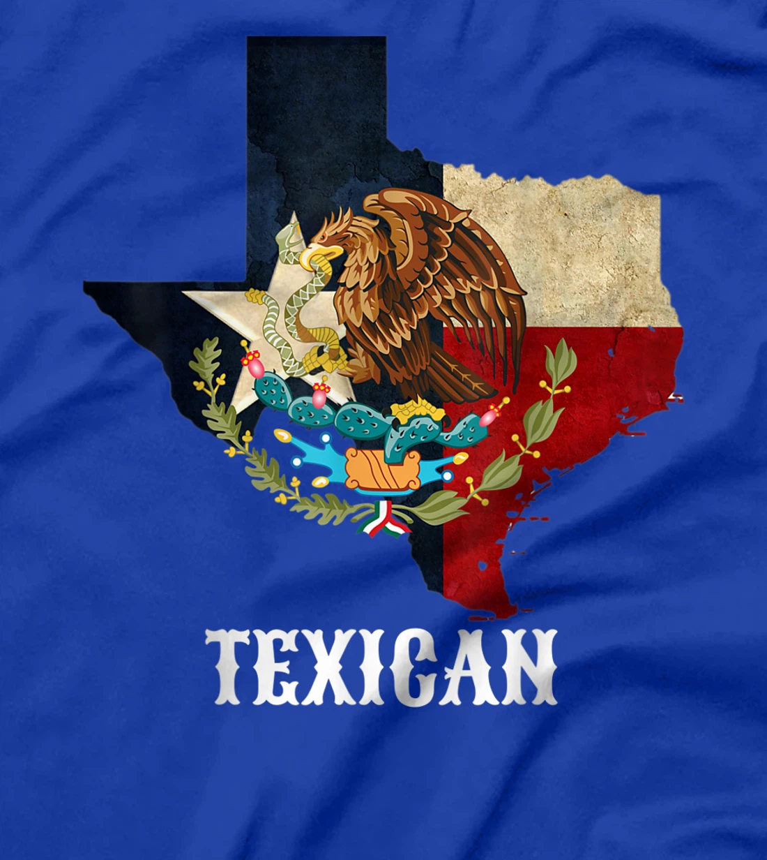 Texican tshirt Vintage Tex Mex Chicano Texas Texican T-Shirt