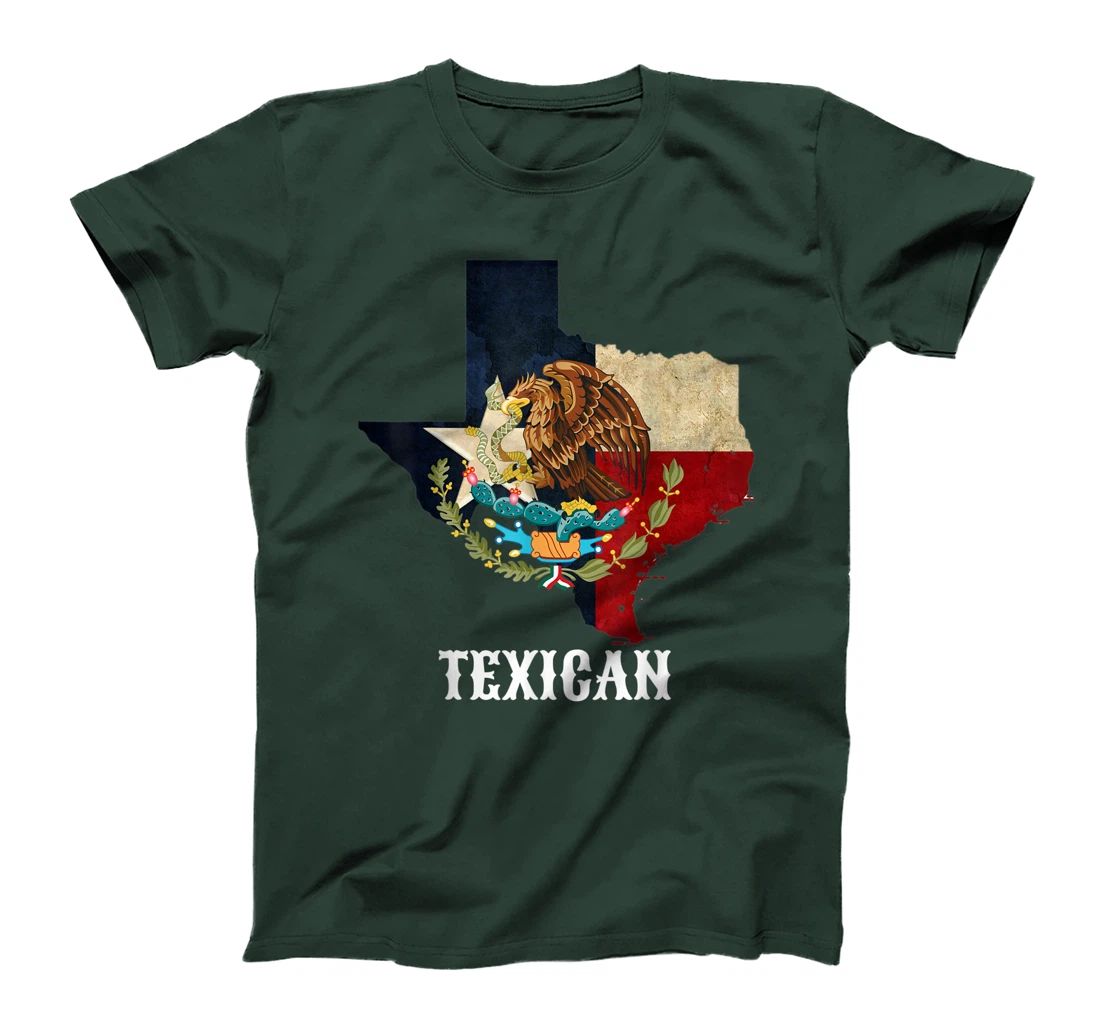 Texican tshirt Vintage Tex Mex Chicano Texas Texican T-Shirt