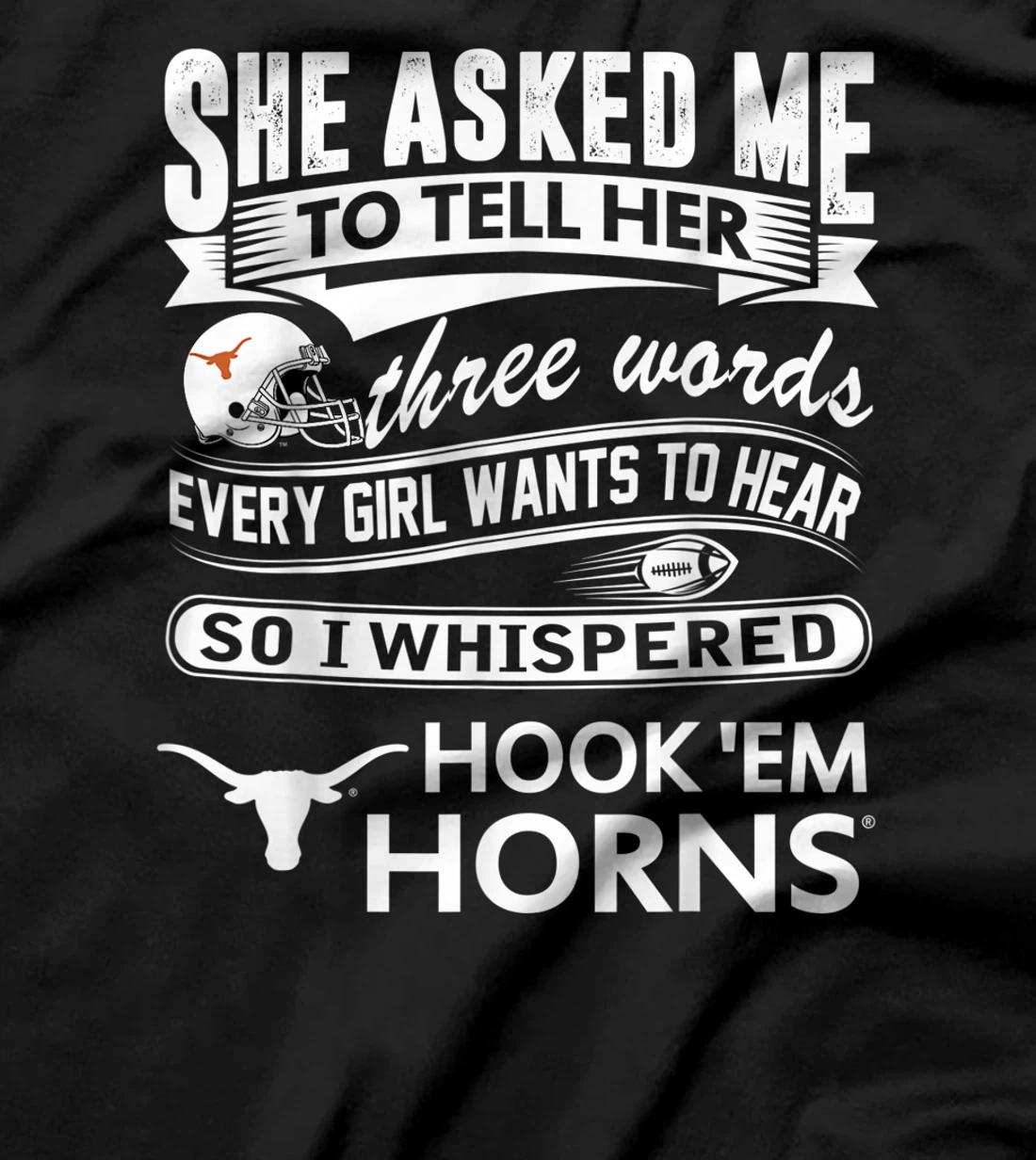 Texas Longhorns Texas Longhorn - She Asked Me T-Shirt