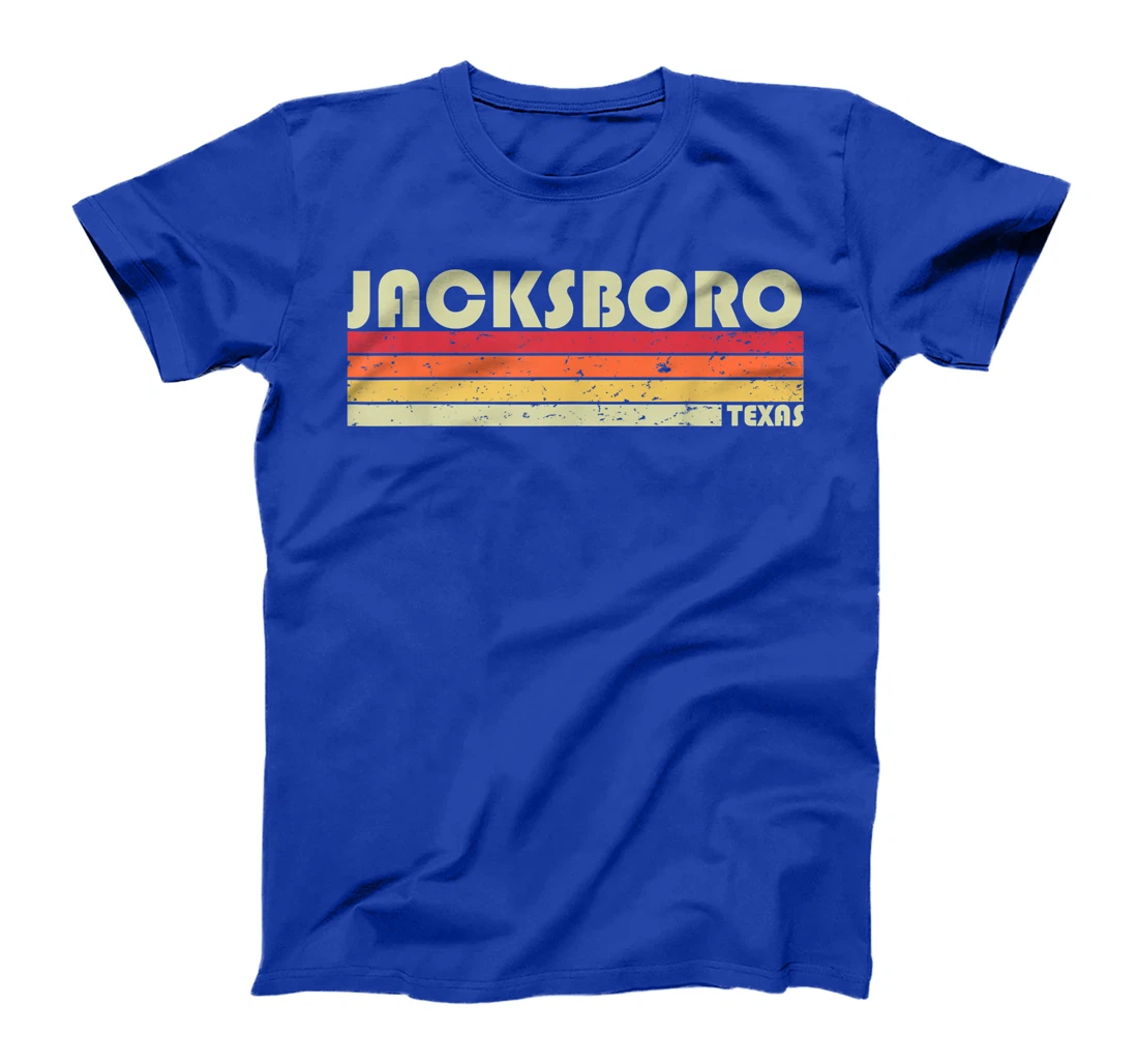JACKSBORO TX TEXAS Funny City Home Roots Gift Retro 70s 80s T-Shirt