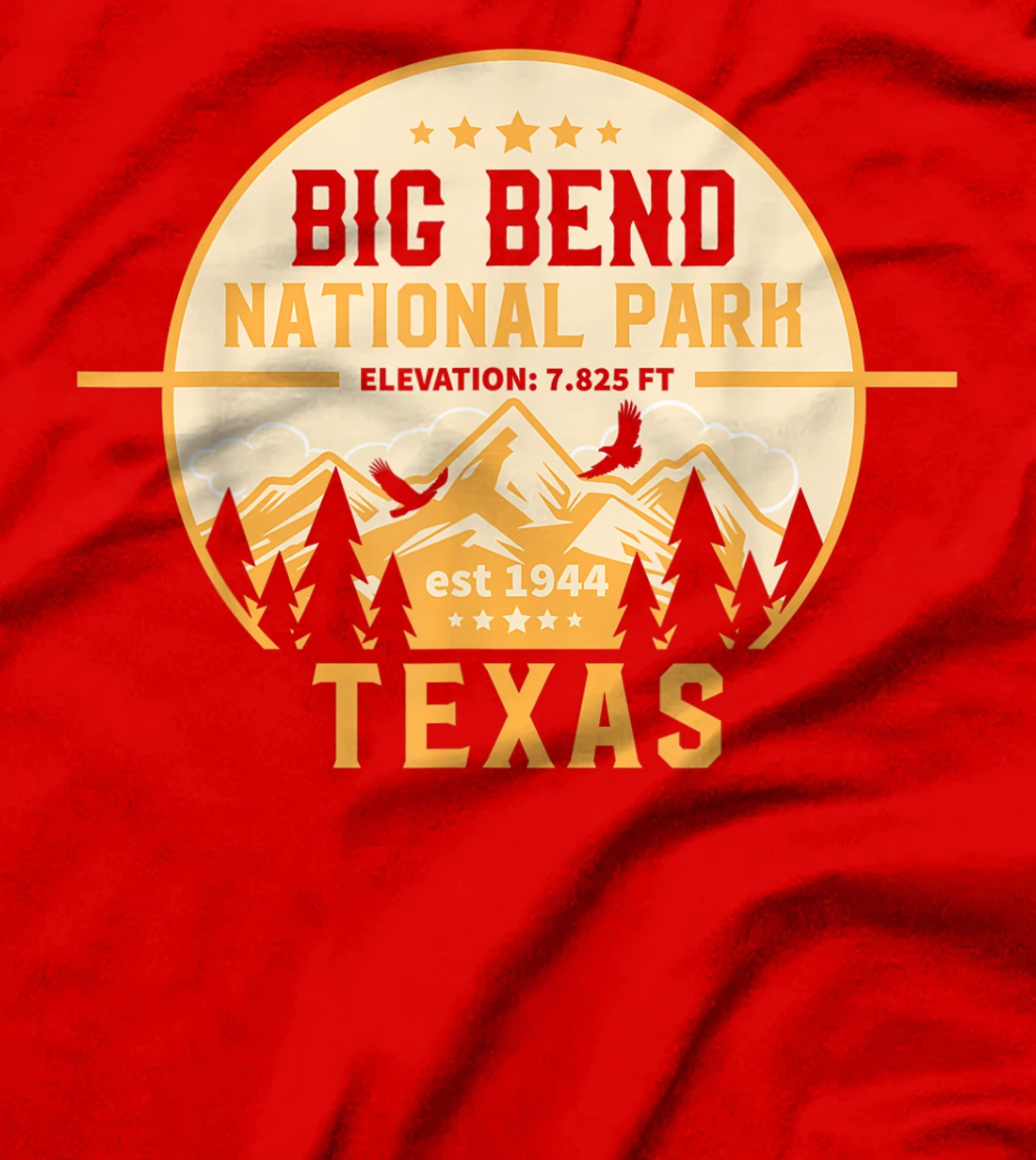 Big Bend National Park Texas Souvenir Tourist Summer Fall T-Shirt