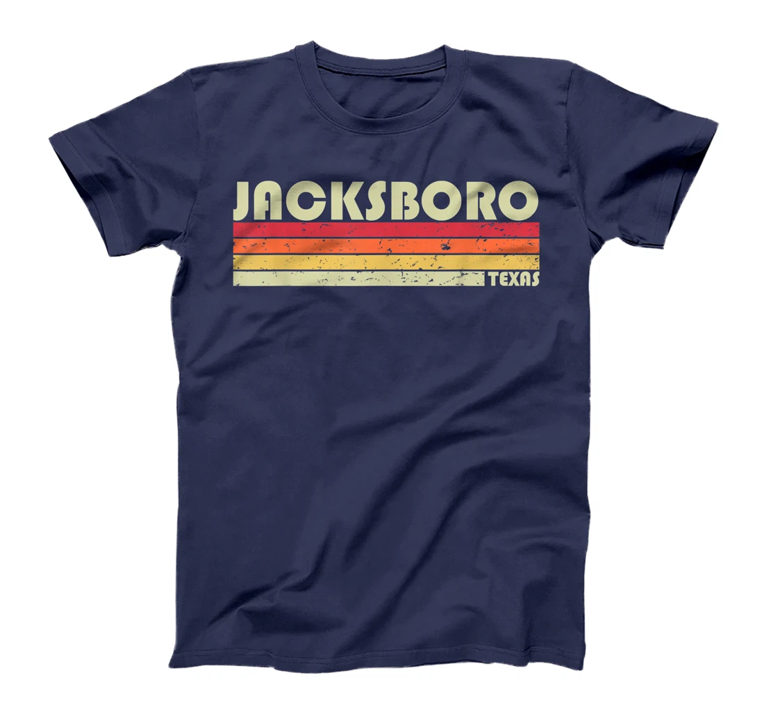JACKSBORO TX TEXAS Funny City Home Roots Gift Retro 70s 80s T-Shirt