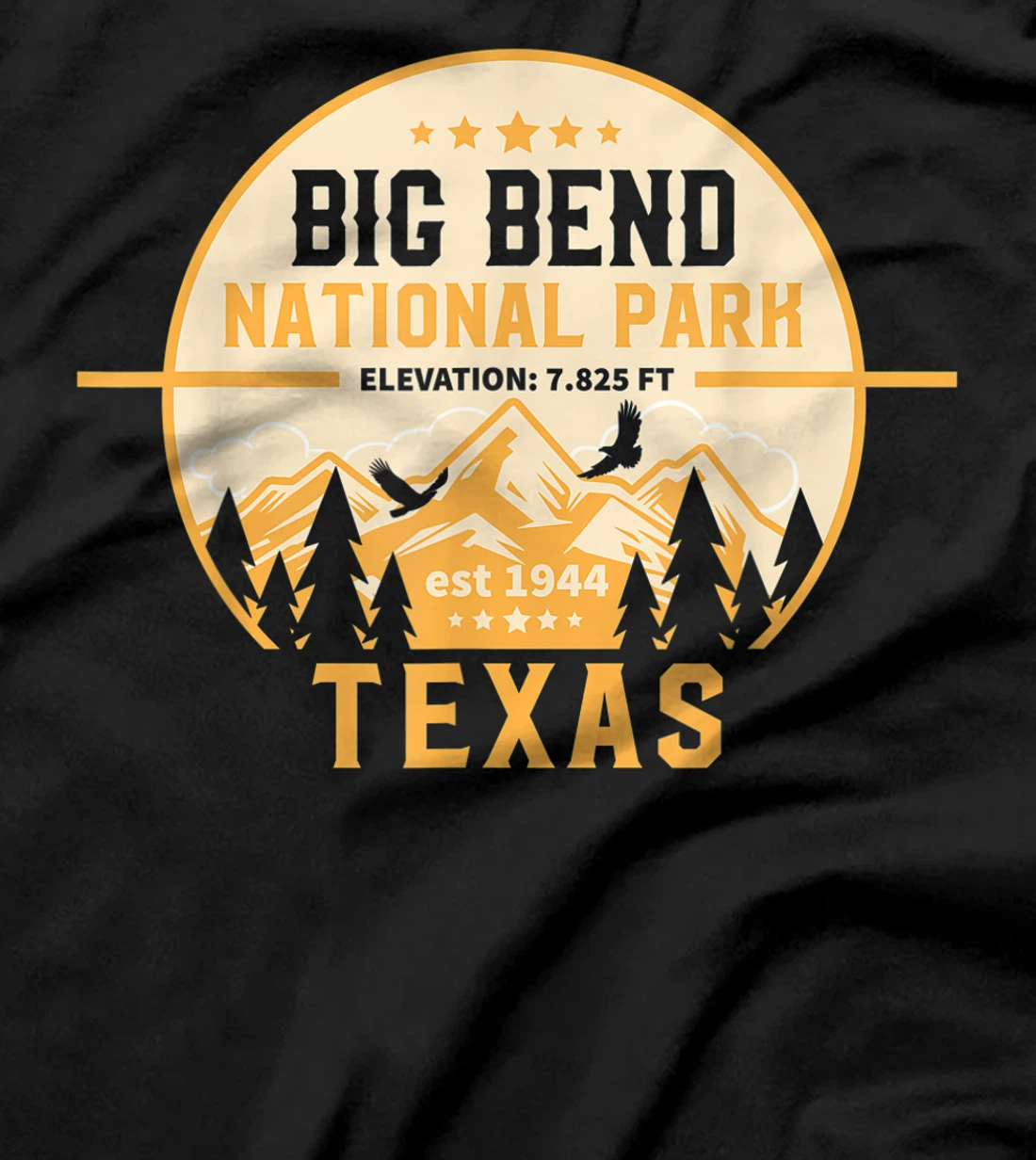 Big Bend National Park Texas Souvenir Tourist Summer Fall T-Shirt