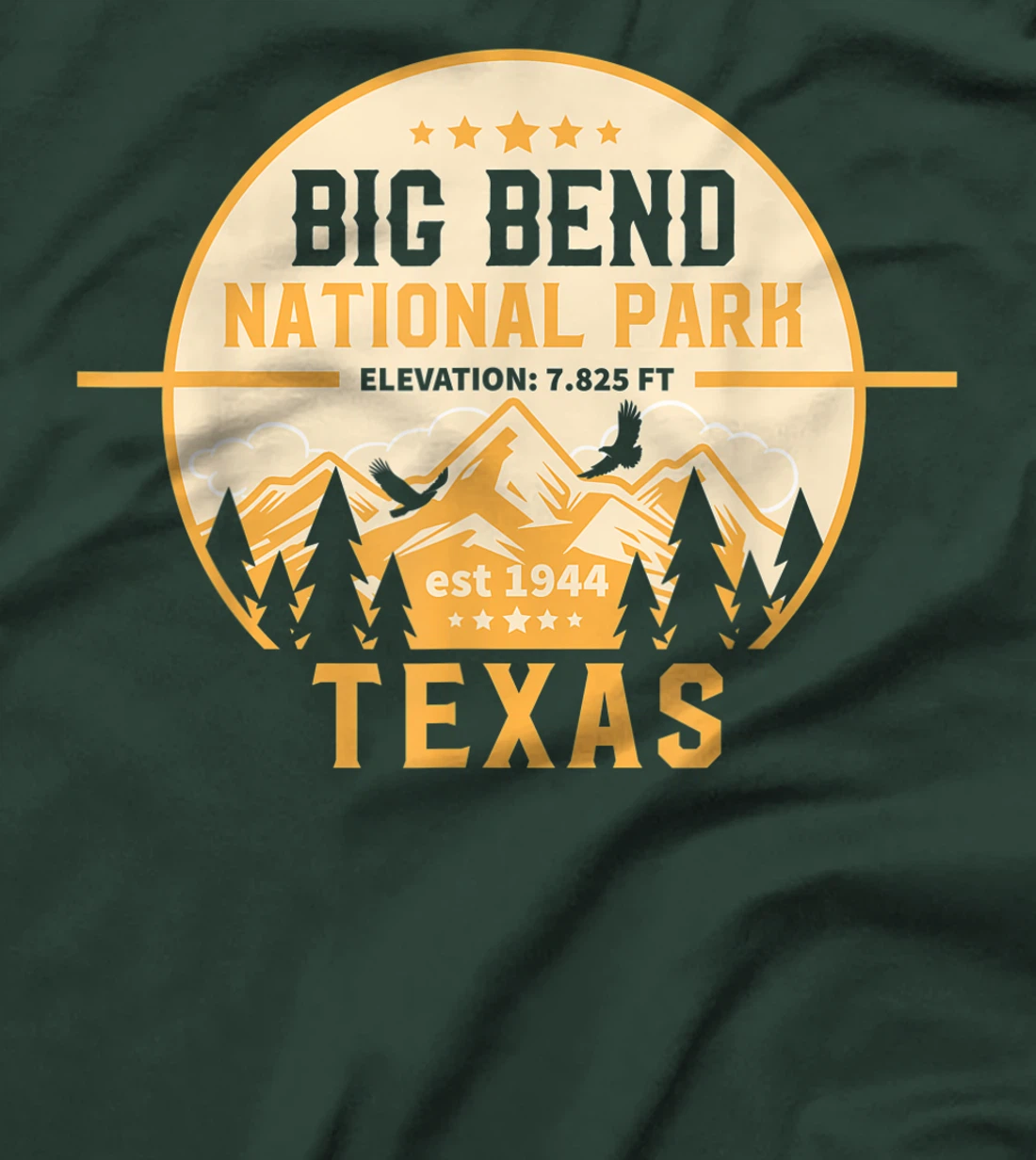 Big Bend National Park Texas Souvenir Tourist Summer Fall T-Shirt