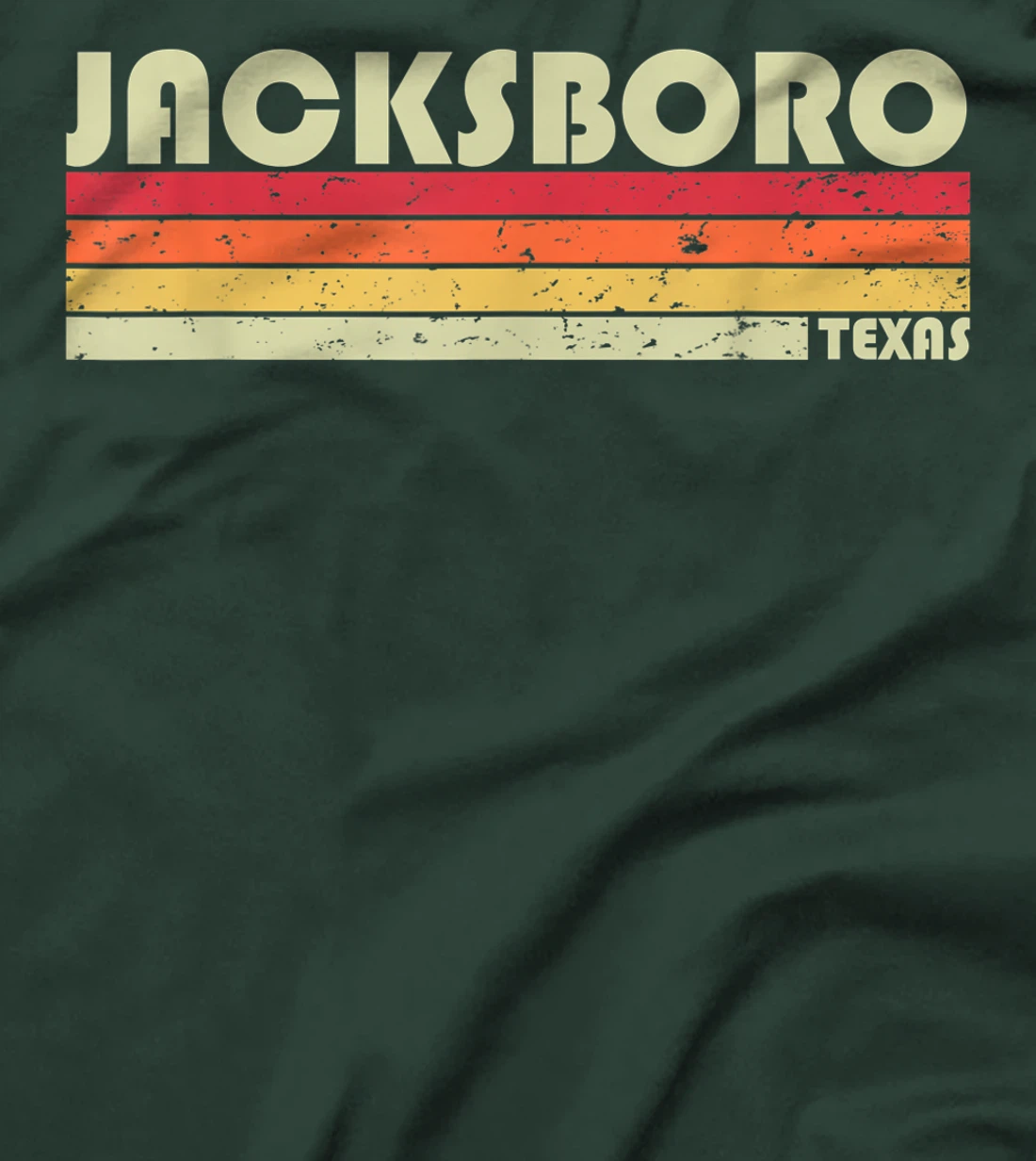 JACKSBORO TX TEXAS Funny City Home Roots Gift Retro 70s 80s T-Shirt