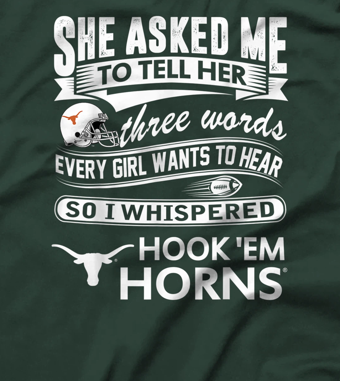Texas Longhorns Texas Longhorn - She Asked Me T-Shirt