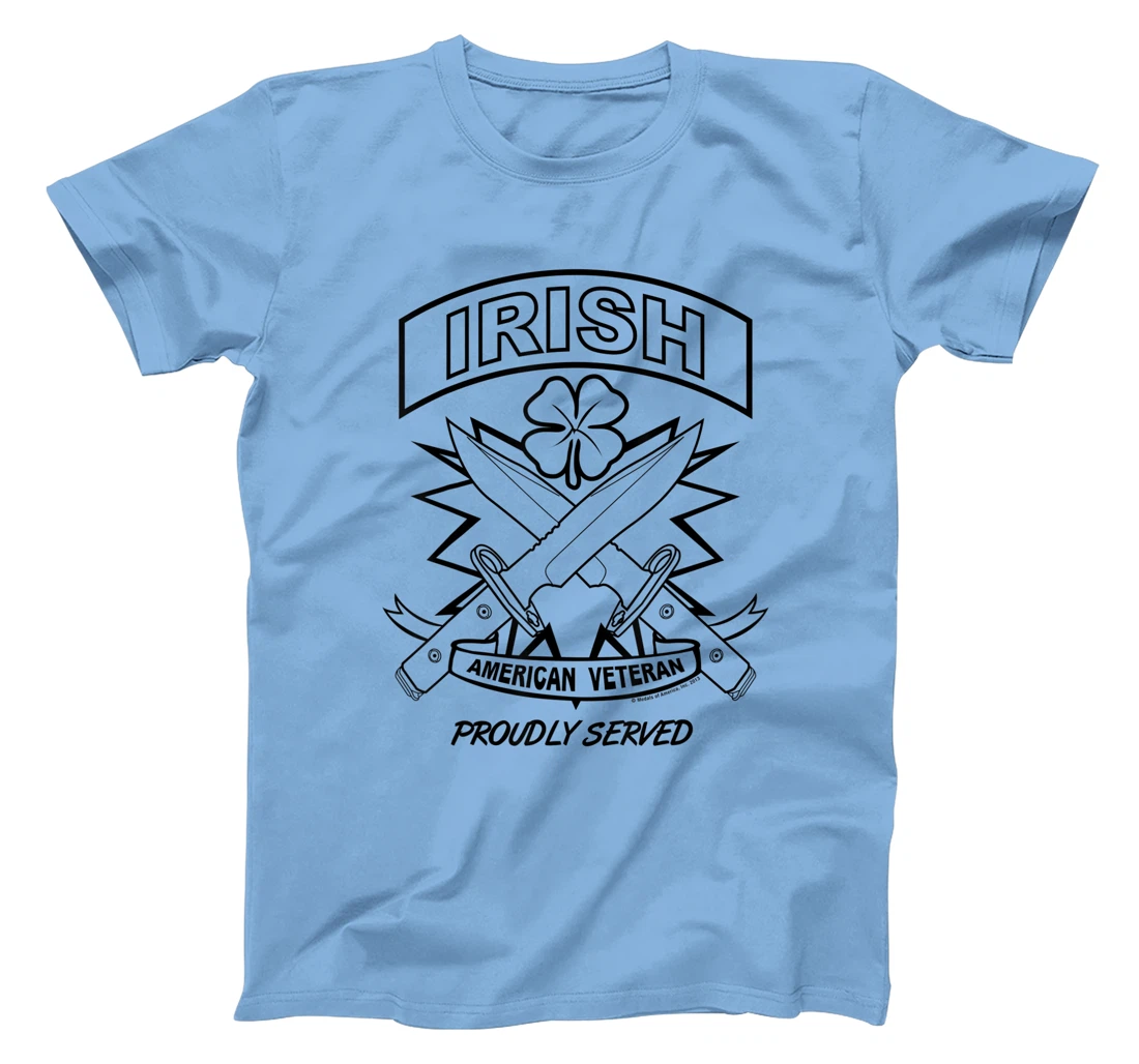 IRISH AMERICAN VETERAN PROUDLY SERVED T-Shirt