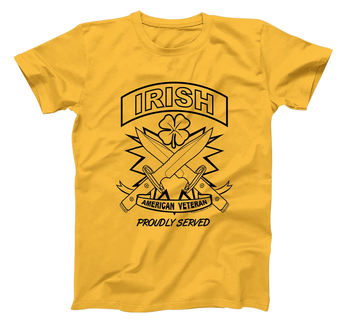 IRISH AMERICAN VETERAN PROUDLY SERVED T-Shirt