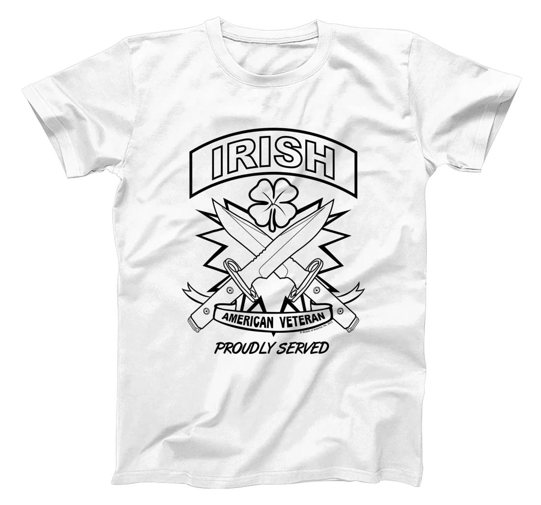 IRISH AMERICAN VETERAN PROUDLY SERVED T-Shirt