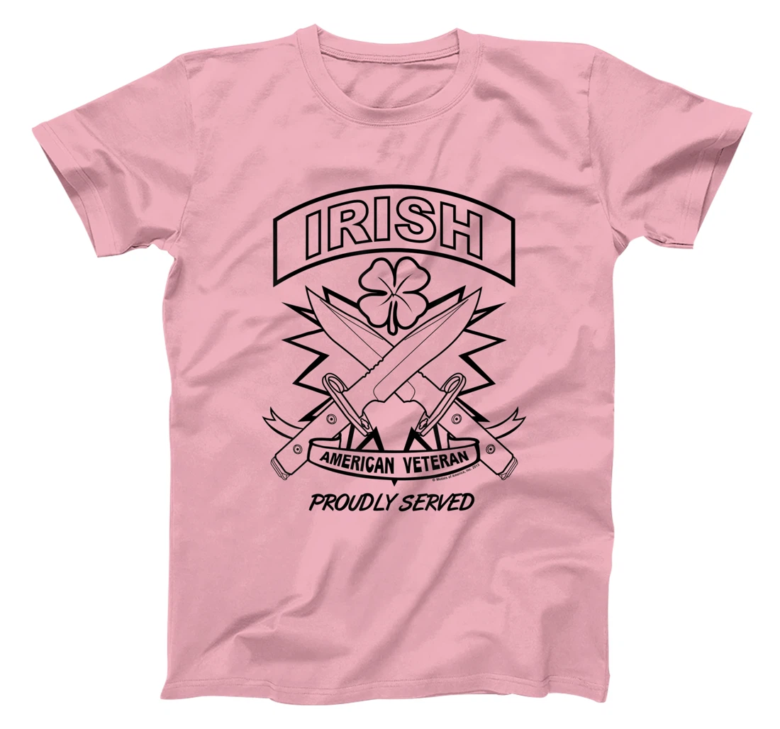 IRISH AMERICAN VETERAN PROUDLY SERVED T-Shirt