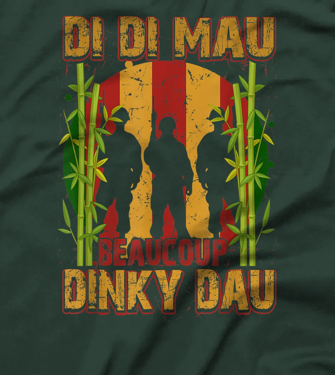 Di Di Mau Beaucoup Dinky Dau Proud Vietnam War Veteran Gift T-Shirt