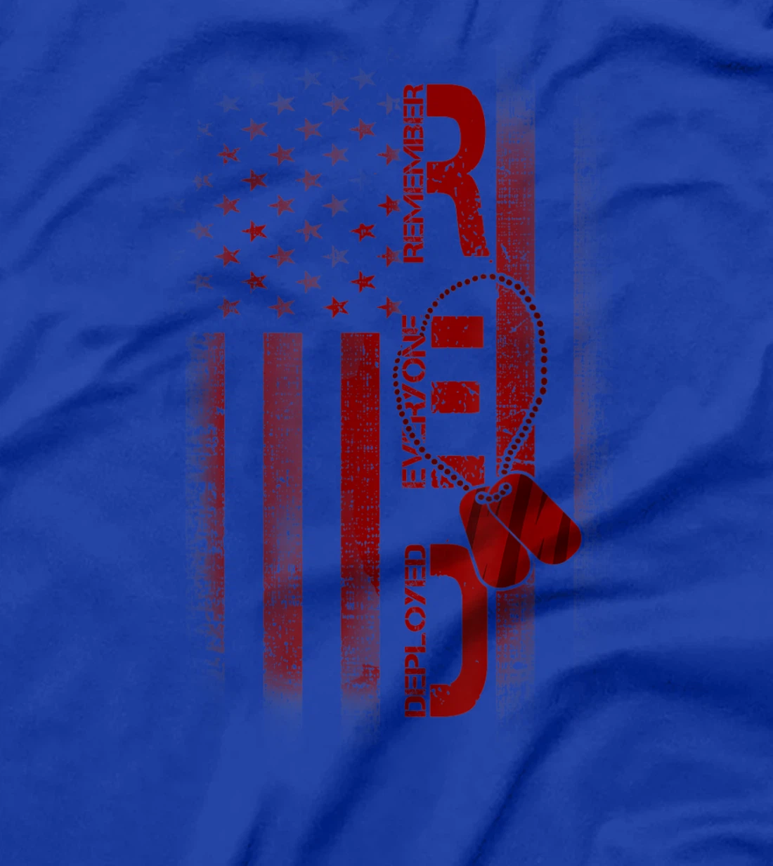 Remember Everyone Deployed American Pride Veteran Army Gift T-Shirt