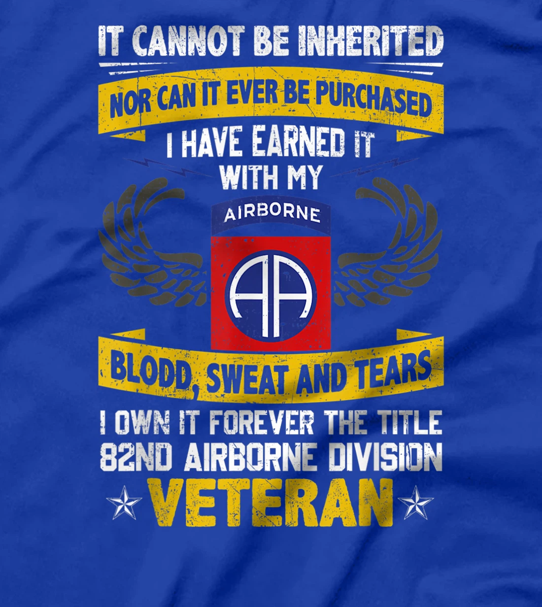 Forever The Title 82Nd Airborne Division Veteran T-Shirt