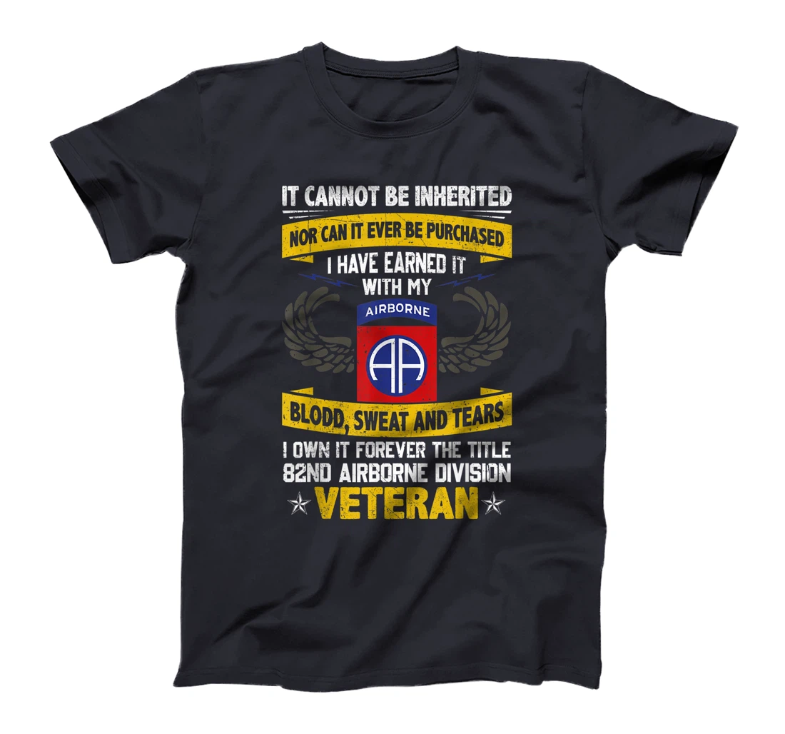 Forever The Title 82Nd Airborne Division Veteran T-Shirt