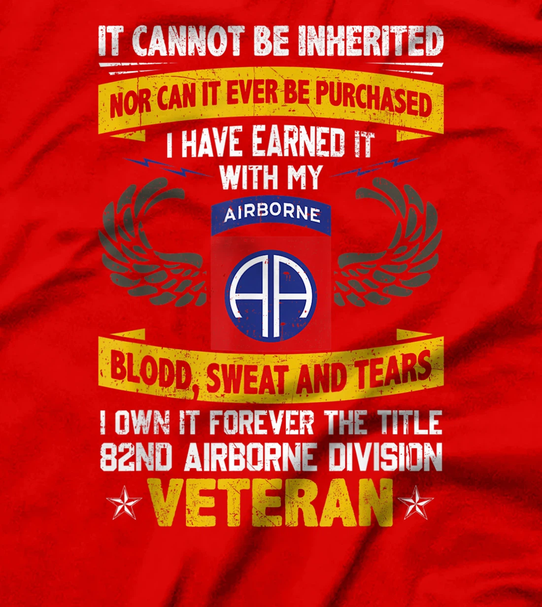 Forever The Title 82Nd Airborne Division Veteran T-Shirt