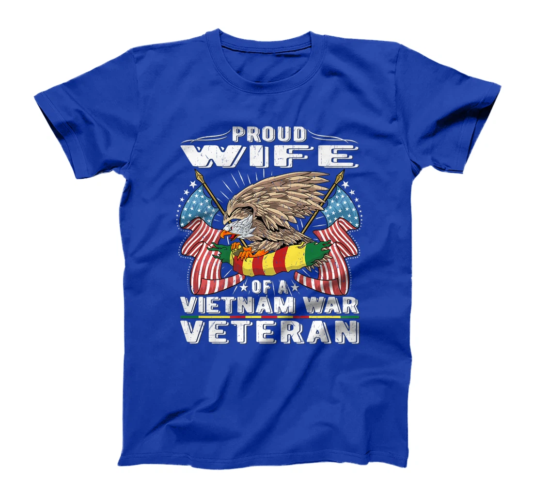 Proud Wife Of Vietnam War Veteran Military Vet's Spouse Gift Premium T-Shirt