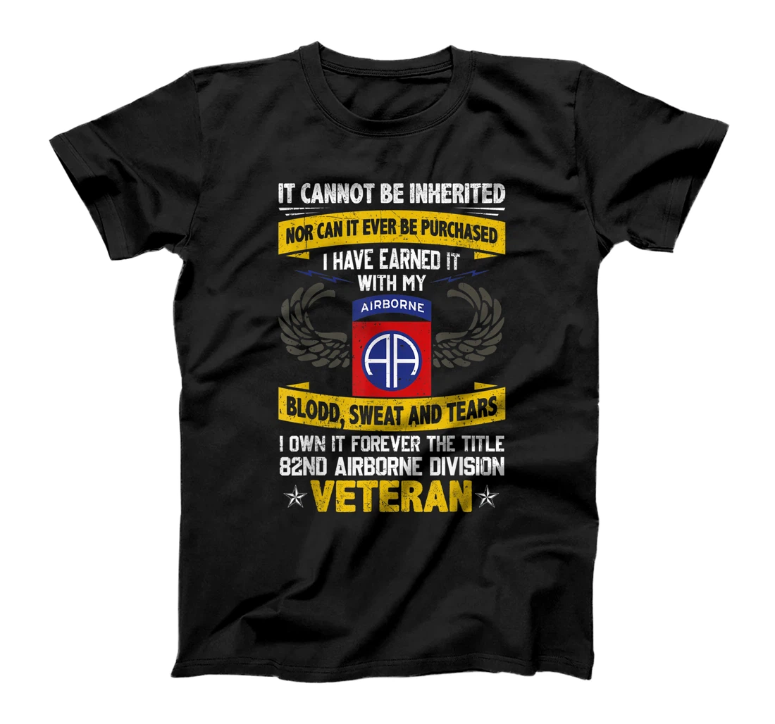 Forever The Title 82Nd Airborne Division Veteran T-Shirt