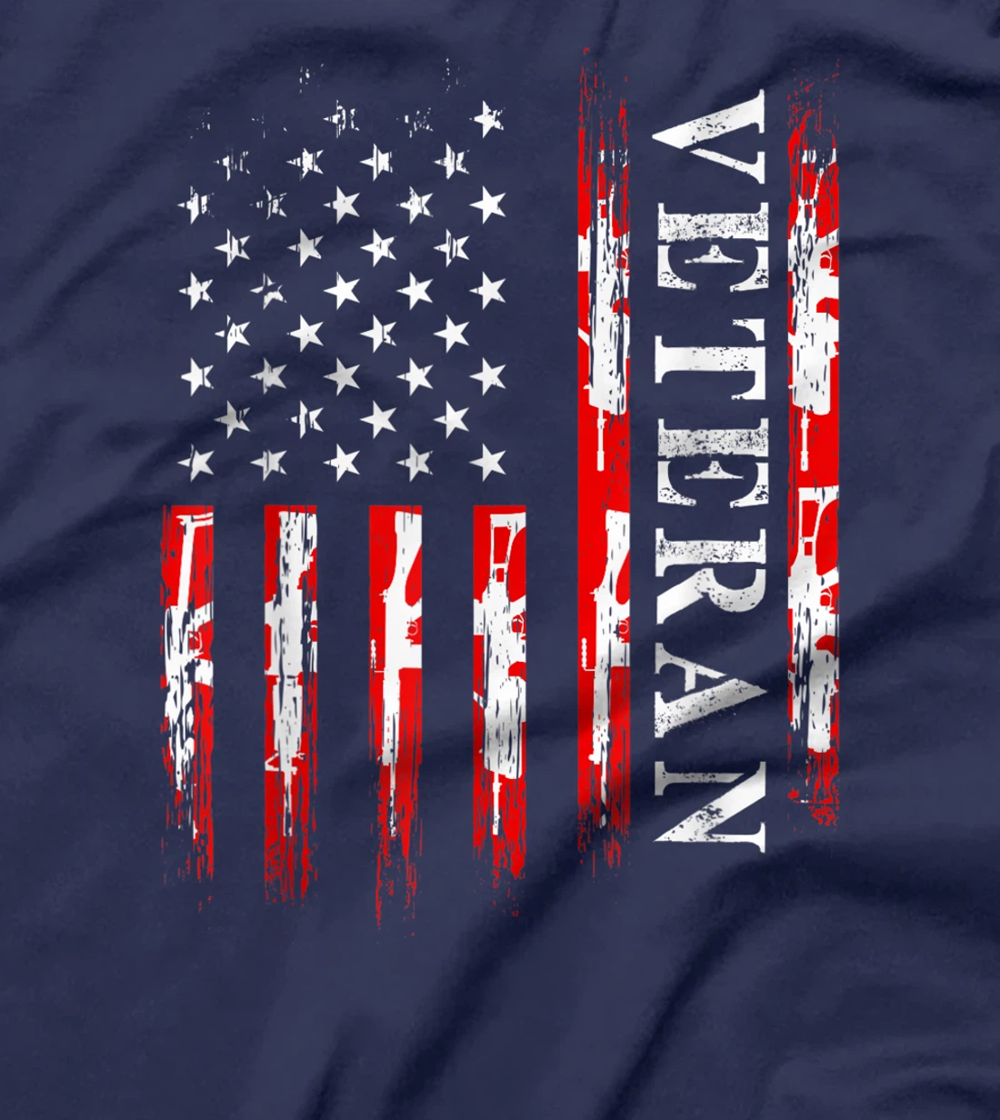 Soldier Military American Flag Veteran Army Battlefield T-Shirt