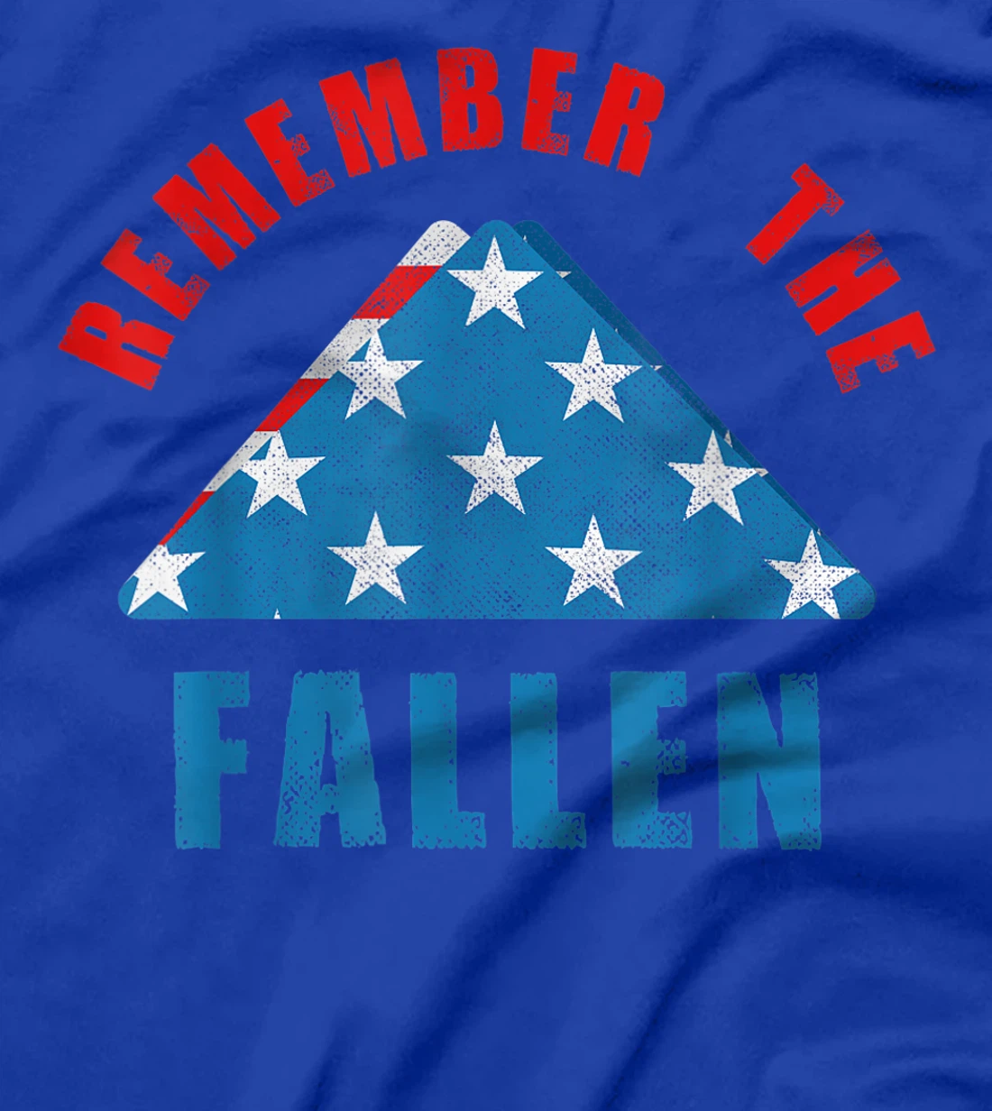 American Flag Remember The Fallen Military Soldier Veteran T-Shirt