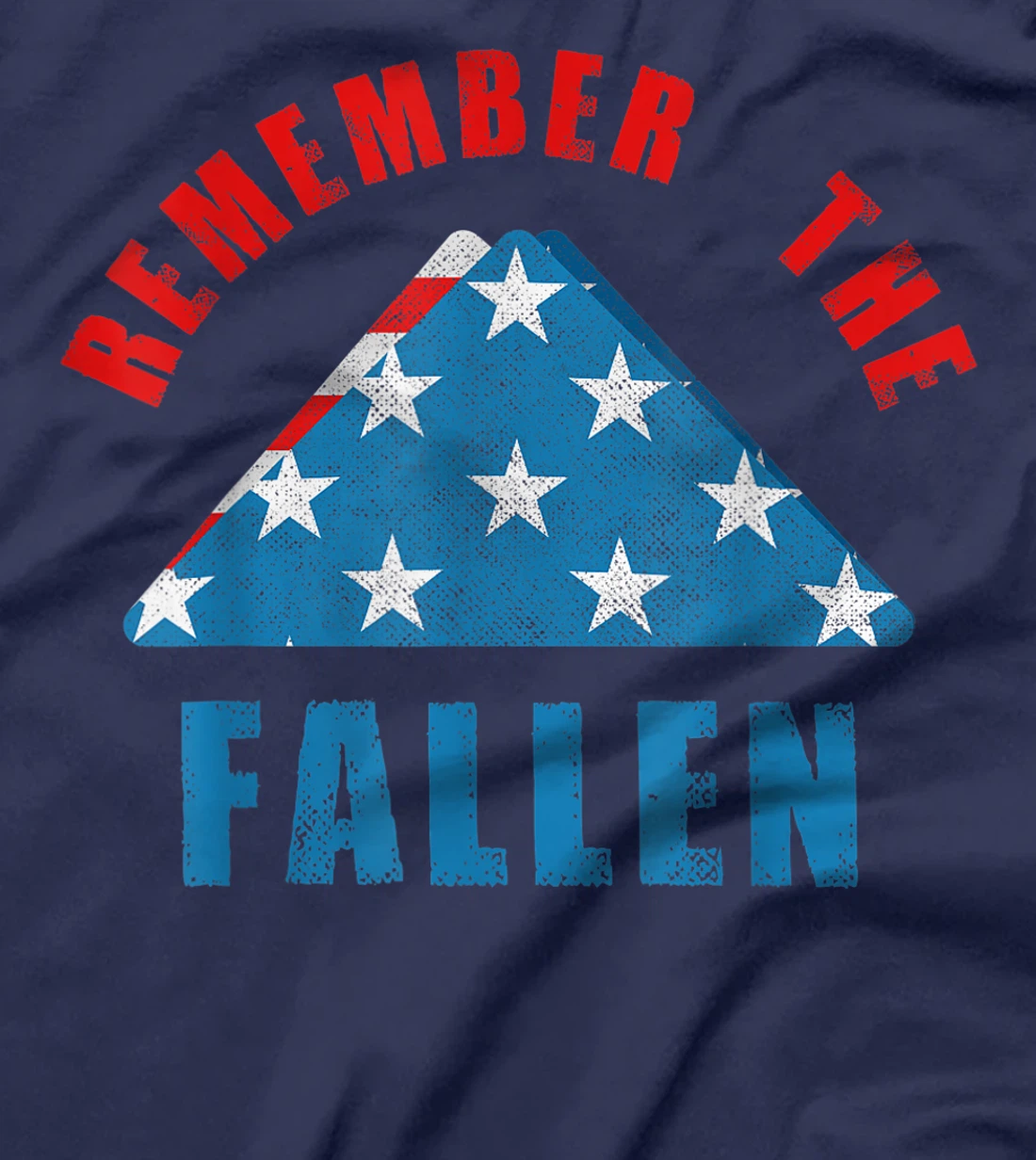 American Flag Remember The Fallen Military Soldier Veteran T-Shirt