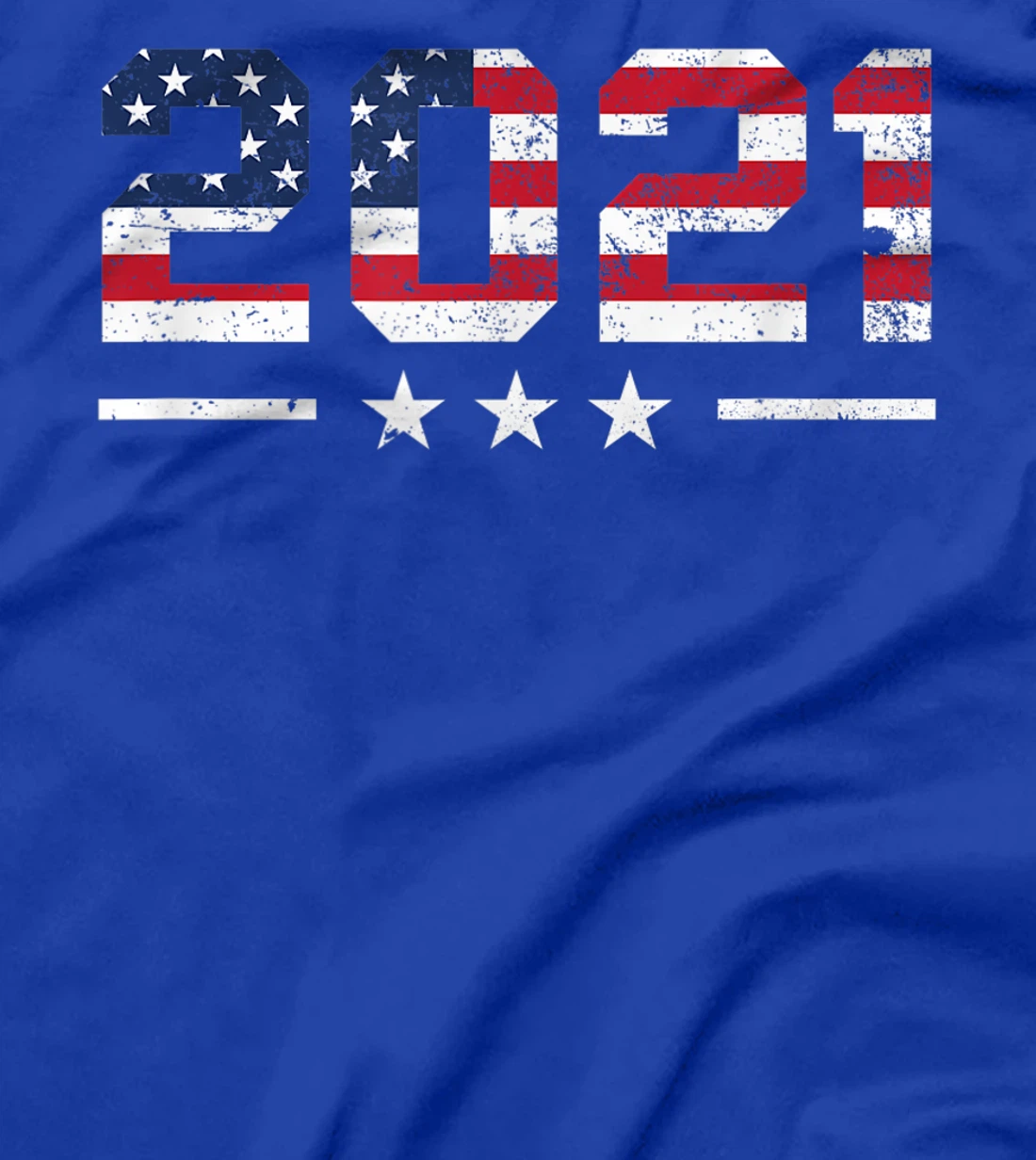 Cool New Years Clothing Gifts Veteran Soldier 2021 USA Flag T-Shirt