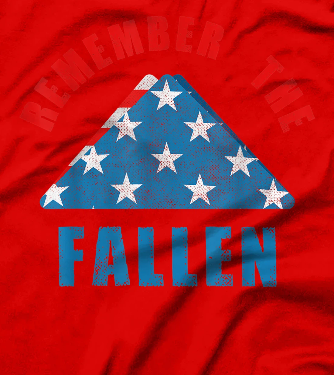 American Flag Remember The Fallen Military Soldier Veteran T-Shirt
