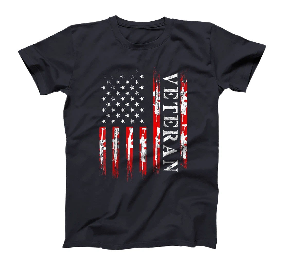 Soldier Military American Flag Veteran Army Battlefield T-Shirt