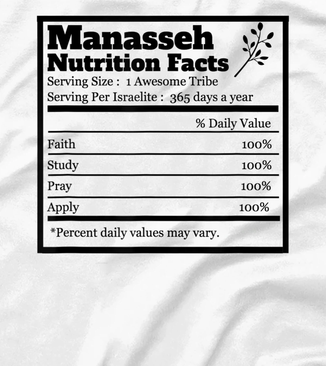 Hebrew Israelite Clothing, Manasseh, Tribe Of Manasseh T-Shirt