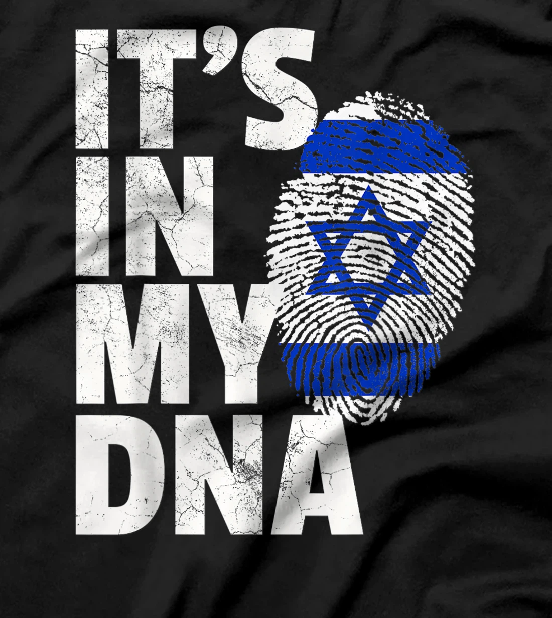 IT'S IN MY DNA Israeli Israel Flag National Pride Roots Gift T-Shirt