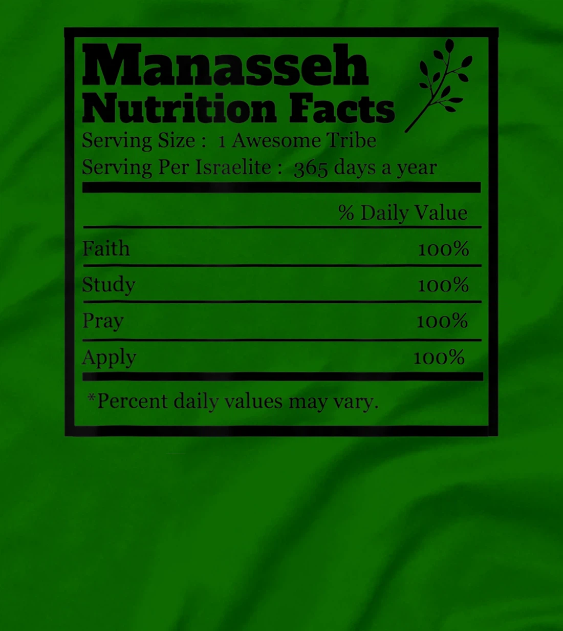 Hebrew Israelite Clothing, Manasseh, Tribe Of Manasseh T-Shirt