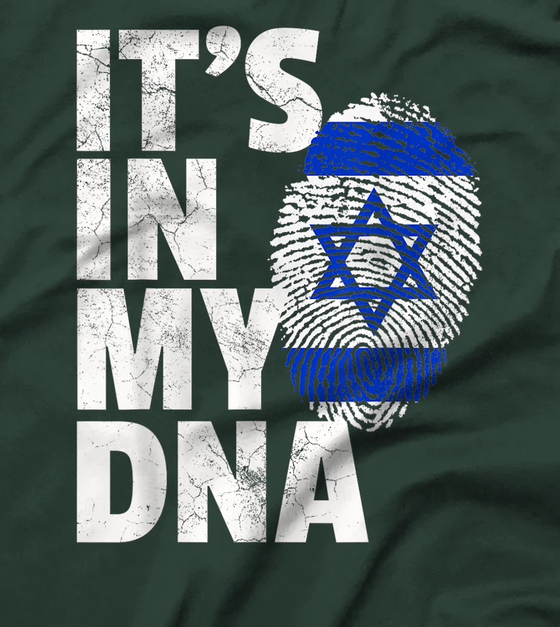 IT'S IN MY DNA Israeli Israel Flag National Pride Roots Gift T-Shirt