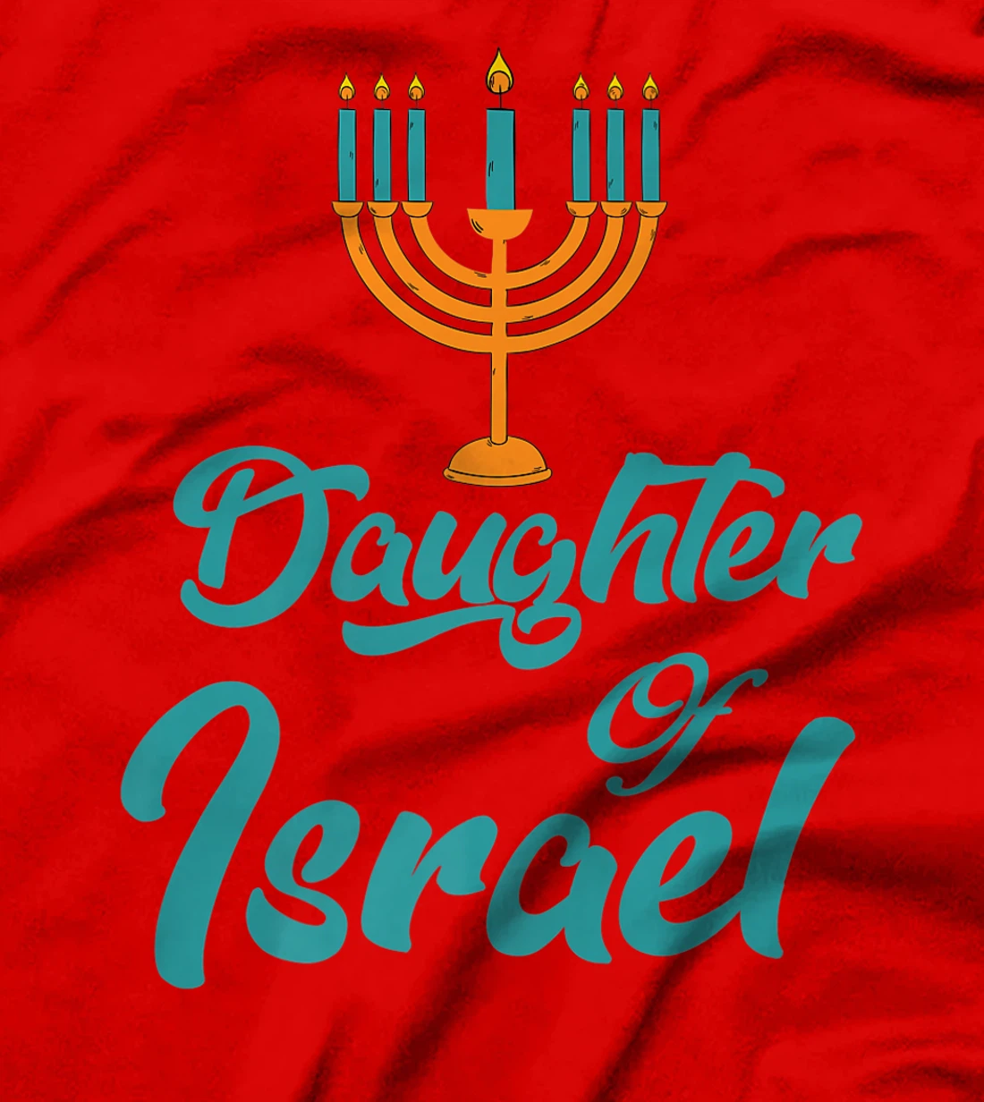Hebrew Israelite Clothing Daughter of Israel Menorah Gift Premium T-Shirt