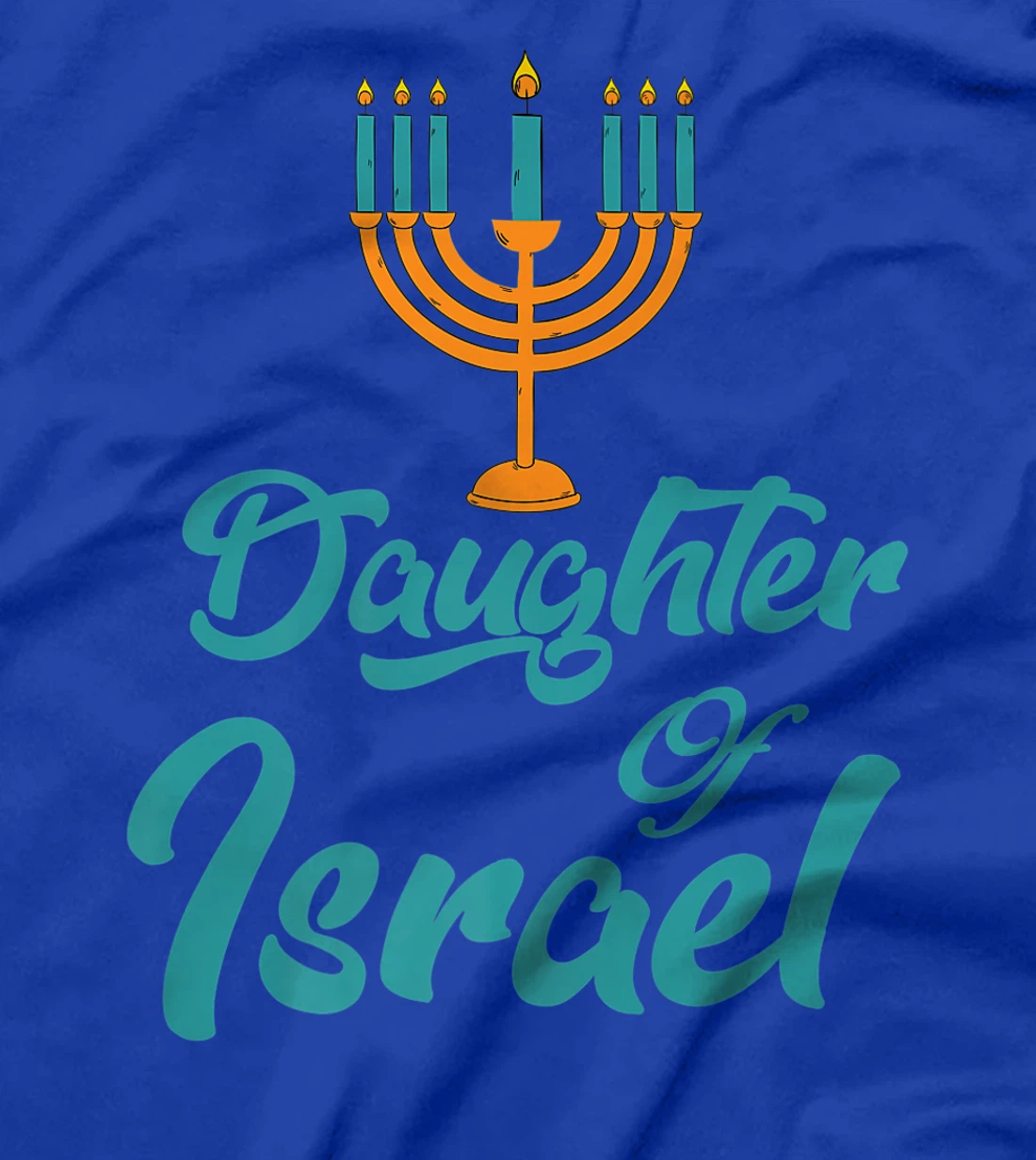 Hebrew Israelite Clothing Daughter of Israel Menorah Gift Premium T-Shirt